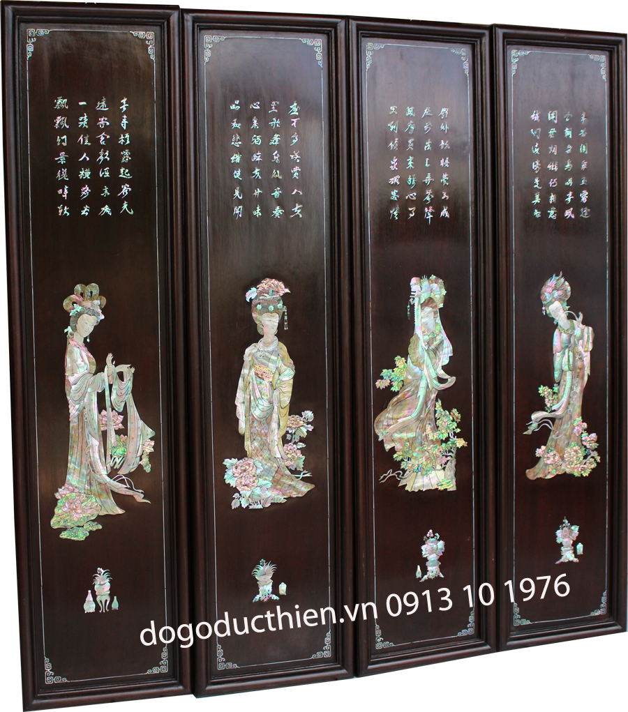 Tranh Tứ Đại Mỹ Nhân