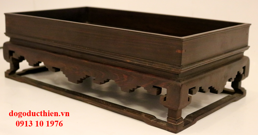 KHAY TRÀ GỖ TRẮC MẶT TRƠN ( MÃ SỐ 1)